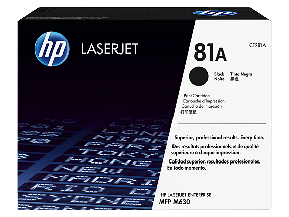 HP 81A tlačová kazeta čierna, CF281A