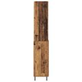 vidaXL Highboard 2 ks Staré drevo 69,5 x 32,5 x 180 cm