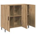 vidaXL Servírovacia skriňa Remeselný dub 90 x 34 x 80 cm