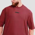 Tričko Oversized Unstoppable Red - GymBeam, veľkosť L, veľkosť oblečenia L