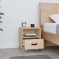 vidaXL Nočný stolík 40x34x45 cm masívne borovicové drevo