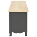 vidaXL TV stolík čierny 120x30x40 cm drevený
