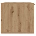 vidaXL Uzavretý box na stelivo dub artisan 80x50x45cm kompozitné drevo