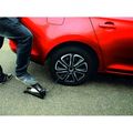 Hustilka nožná s manometrom jednopístová TÜV/GS 1x120 mm