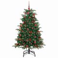 vidaXL Umelý vianočný stromček Zelená 150 cm PVC, kov a plast