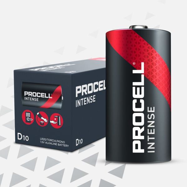 DURACELL PROCELL, Industrial Batérie, LR20 10ks
