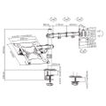 GEMBIRD MA-DA-03, Držiak na monitor 17"-32"