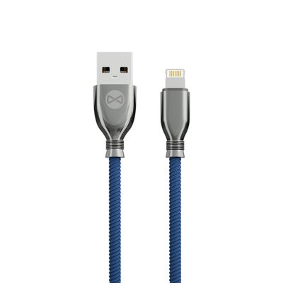 Kábel Forever Tornado USB - Lightning 1,0 m 3A tmavomodrý