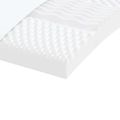 vidaXL Rozkladacia denná posteľ s matracmi modrá 80x200 cm zamat