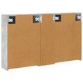vidaXL Set kabinetov do kúpeľne 3 ks 106 x 16 x 62,5 cm