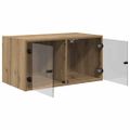 vidaXL Nástenné skrinky 2 ks 68 x 37 x 35 cm Kompozitné drevo