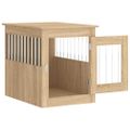 vidaXL Nábytková prepravka pre psa dub sonoma 55x75x65 cm kompoz.drevo
