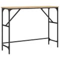 vidaXL Konzolový stolík dub sonoma 100x32x75 cm kompozitné drevo