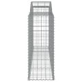 vidaXL Oblúkové gabionové koše 12 ks 300x50x120/140 cm pozink. železo