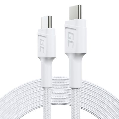 Green Cell KABGC29W PowerStream kábel USB-C - USB-C 2m, podpora rýchleho nabíjania