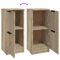 vidaXL Komody 2 ks dub sonoma 30x30x70 cm spracované drevo