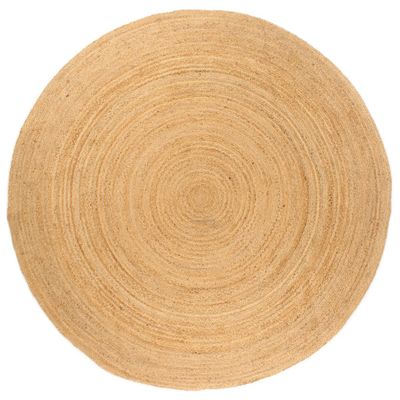 vidaXL Koberček, pletený, juta 240 cm, okrúhly