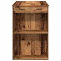 vidaXL Barový stôl staré drevo 102x70x103,5 cm kompozitné drevo
