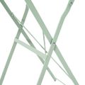 vidaXL Bistro stôl Svetlá mäta Ø 50 x 71 cm Práškovaná oceľ