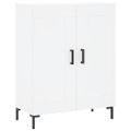 vidaXL Komoda biela 69,5x34x90 cm kompozitné drevo
