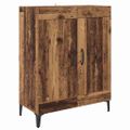 vidaXL Servírovacia skriňa Staré drevo 69,5 x 34 x 90 cm