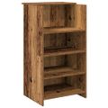 vidaXL Recepčný stôl staré drevo 55x50x103,5 cm kompozitné drevo