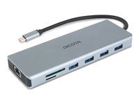 Dokovacia stanica - USB-C - DP, HDMI - 1GbE