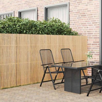 vidaXL Bambusový plot Prírodná 400 x 150 cm Bambus