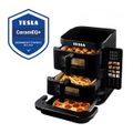 TESLA AirCook TrioZone Q636 XXL - multifunkčná trojzónová digitálna horúcovzdušná fritéza