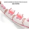 Sada masážnej obruče HMS HHW06 so závažím a počítadlom a zoštíhľujúci pás BR163 ružová