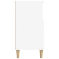 vidaXL Komoda biela 60x35x70 cm spracované drevo
