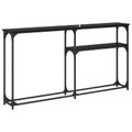 vidaXL Konferenčnýstolík Čierny dub 146 x 22.5 x 75 cm