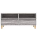 vidaXL TV skrinka sivý dub sonoma 100x34,5x44,5 cm spracované drevo