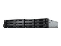 Polica - 12 zásuviek (SATA) - na upevnenie na regál - 2U - pre Synology HAT5300, RKS-02, SAT5210