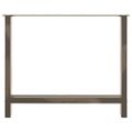 vidaXL Nohy k jedálenskému stolu, prírodná oceľ, 2 ks, 90 x (72-73) cm, oceľ