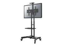 Vozík - pre LCD displej - čierna - veľkosť obrazovky: 32"-75"