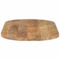 vidaXL Stolová doska 100x50x2,5 cm oválna masívny mangovník