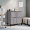 vidaXL Komoda sivý dub sonoma 60x35x70 cm spracované drevo