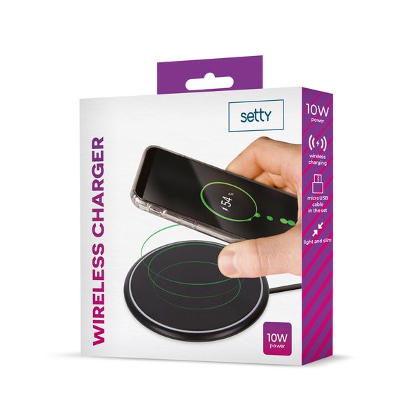 SETTY GSM103949 bezdrôtová nabíjačka 10W GSM103949