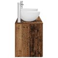 vidaXL Set kabinetov do kúpeľne 3 ks Staré drevo 49,5 x 35 x 63 cm
