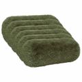 vidaXL Poťah na podložku 6 pcs HEERLEN Zelená Ø 15 x 40 cm PV fleece