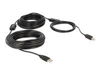 Kabel USB - USB typ B (M) do USB (M) - USB 2.0 - 20 m - aktivní