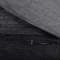 vidaXL Súprava obliečok na paplón tmavosivá 260x220 cm bavlna