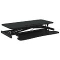 VidaXL Nastaviteľný pracovný stôl 90x40x(13-50) cm oceľ a sprac. drevo