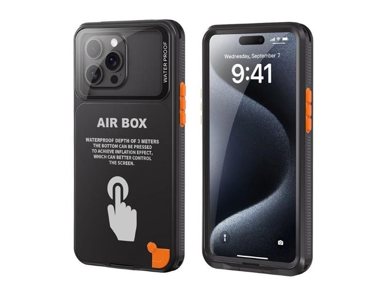 SHELLBOX AIRBOX 6.1 vodotesné puzdro pre iPhone Black