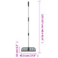 vidaXL Hrable na lístie 2 v 1 tmavozelené 157 cm PP