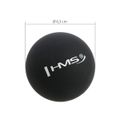 Masážna lopta HMS BLC01 čierna - Lacrosse Ball