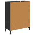 vidaXL Servírovacia skriňa Čierny dub 69,5 x 34 x 90 cm