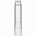 vidaXL Oblúkové gabiónové koše 12 ks 300x50x200/220 cm pozink. železo