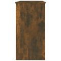 vidaXL Stôl dymový dub 80x40x75 cm spracované drevo